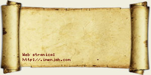 Anđela Burmaz vizit kartica